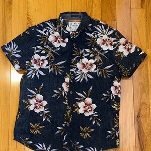 NWOT MBX Floral Short Sleeve Men's Shirt size:S